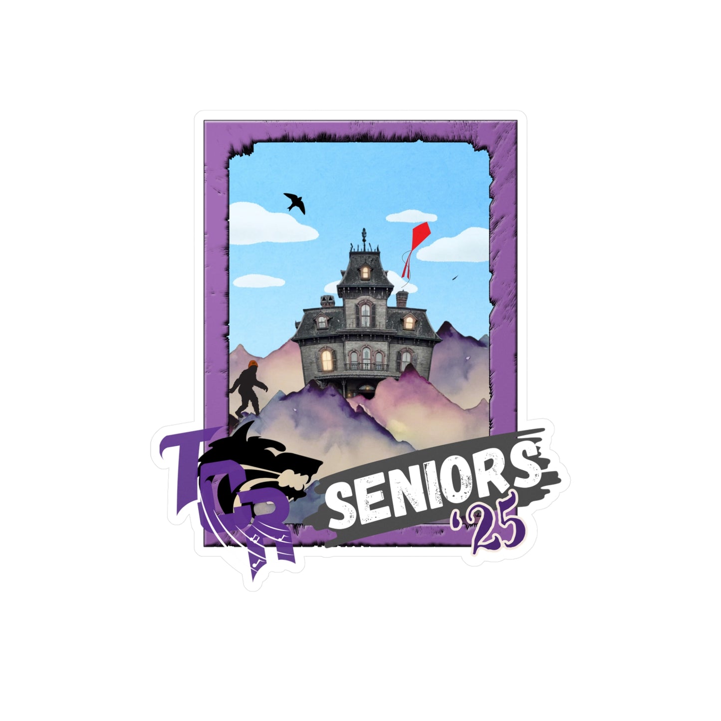 TCR Seniors 2025 Kiss-Cut Vinyl Decals