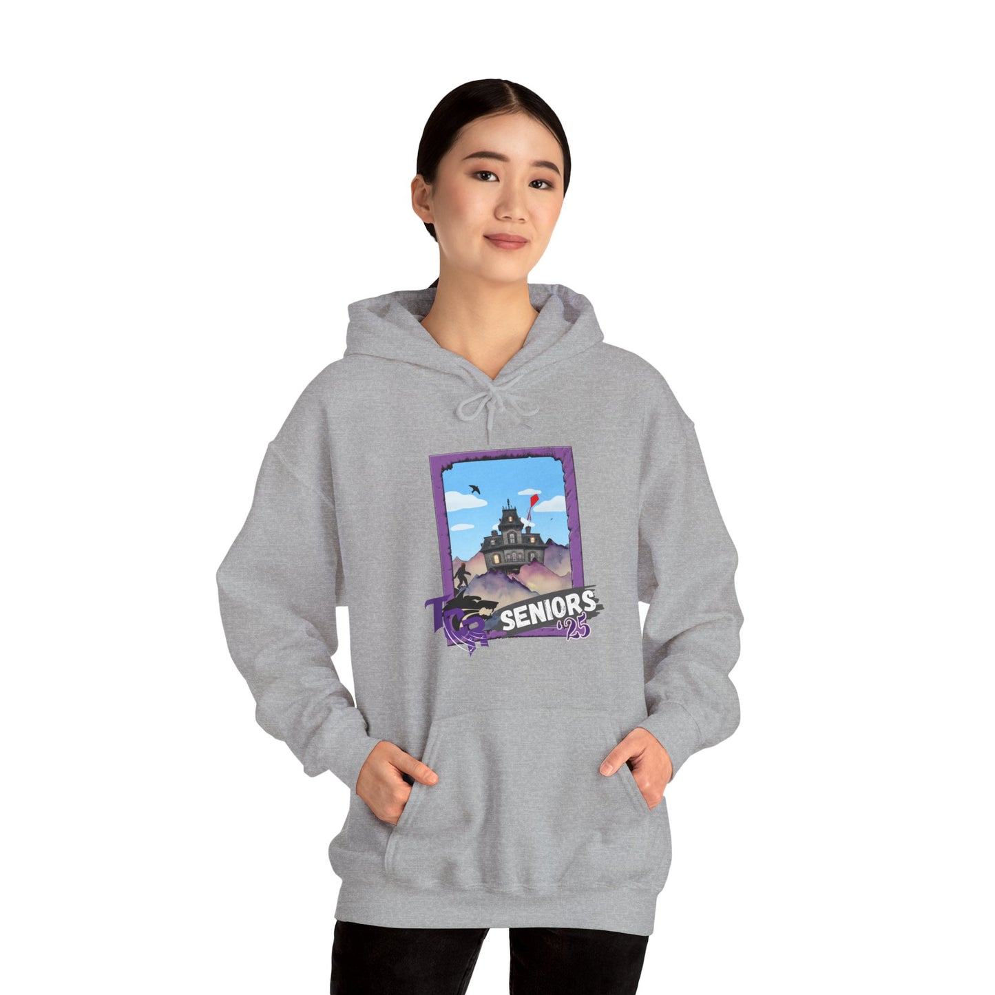 TCR Seniors Class of 2025 Regiment Unisex Heavy Blend™ Hooded Sweatshirt with Show Design Elements