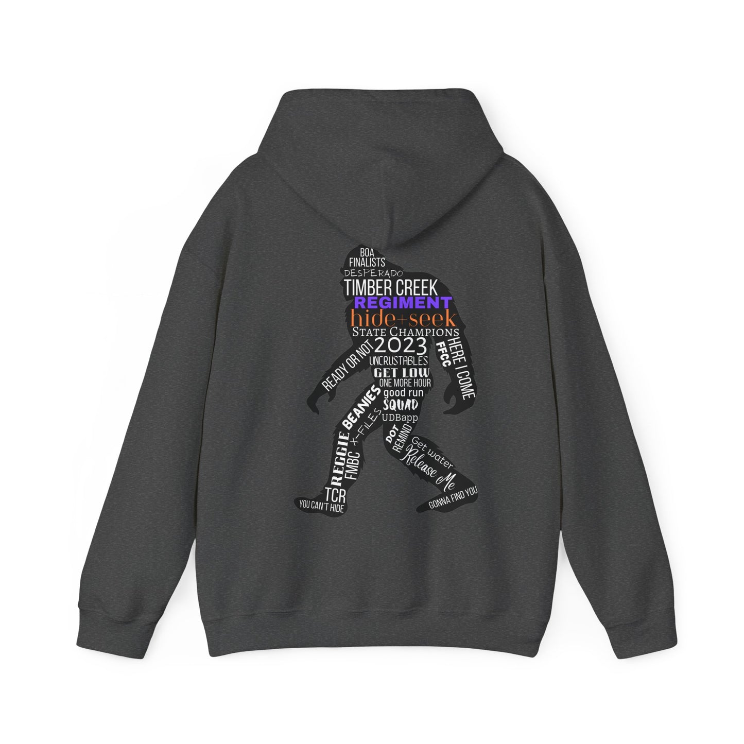 TCR State Champions 2023/Word Collage - Unisex Heavy Blend™ Hooded Sweatshirt