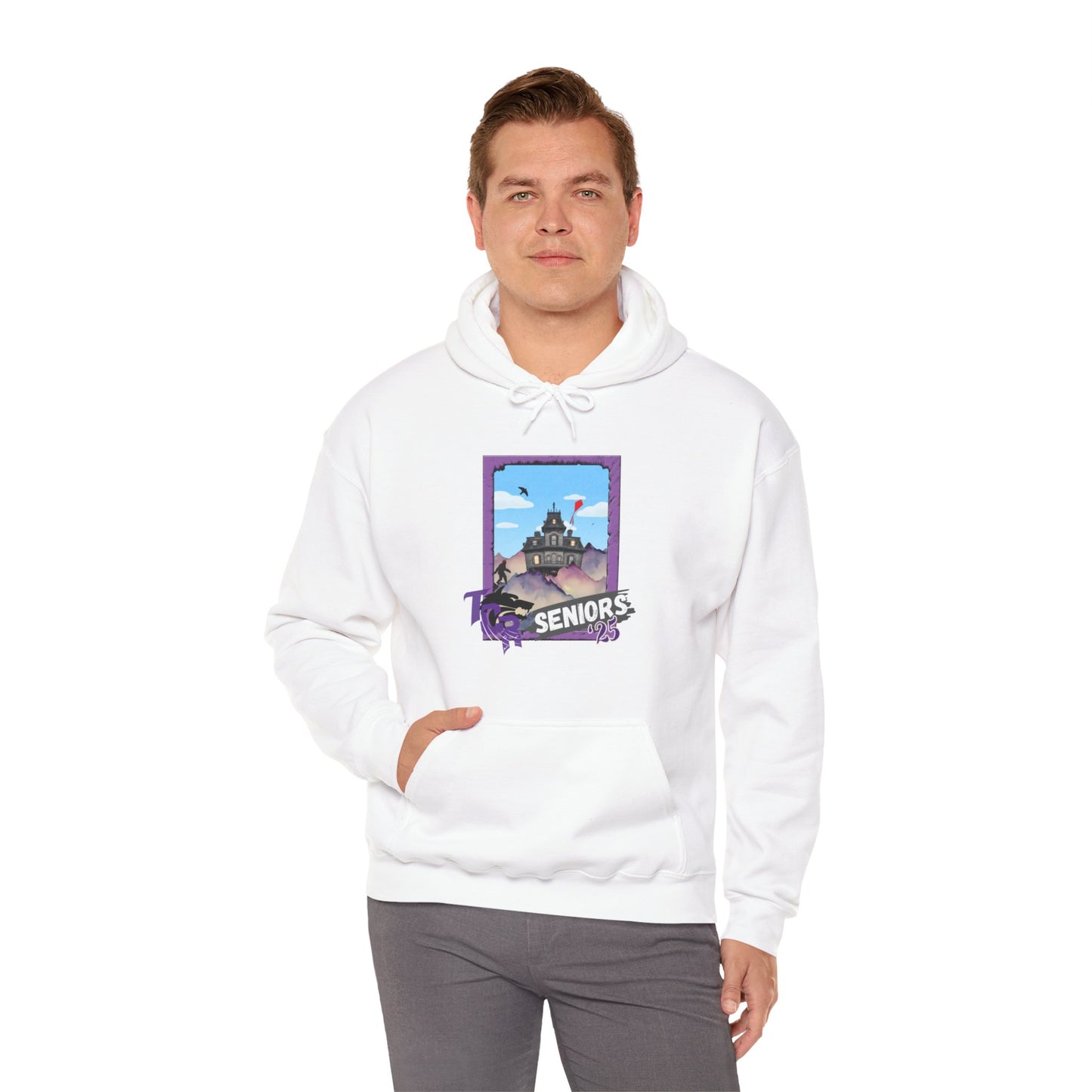TCR Seniors Class of 2025 Regiment Unisex Heavy Blend™ Hooded Sweatshirt with Show Design Elements
