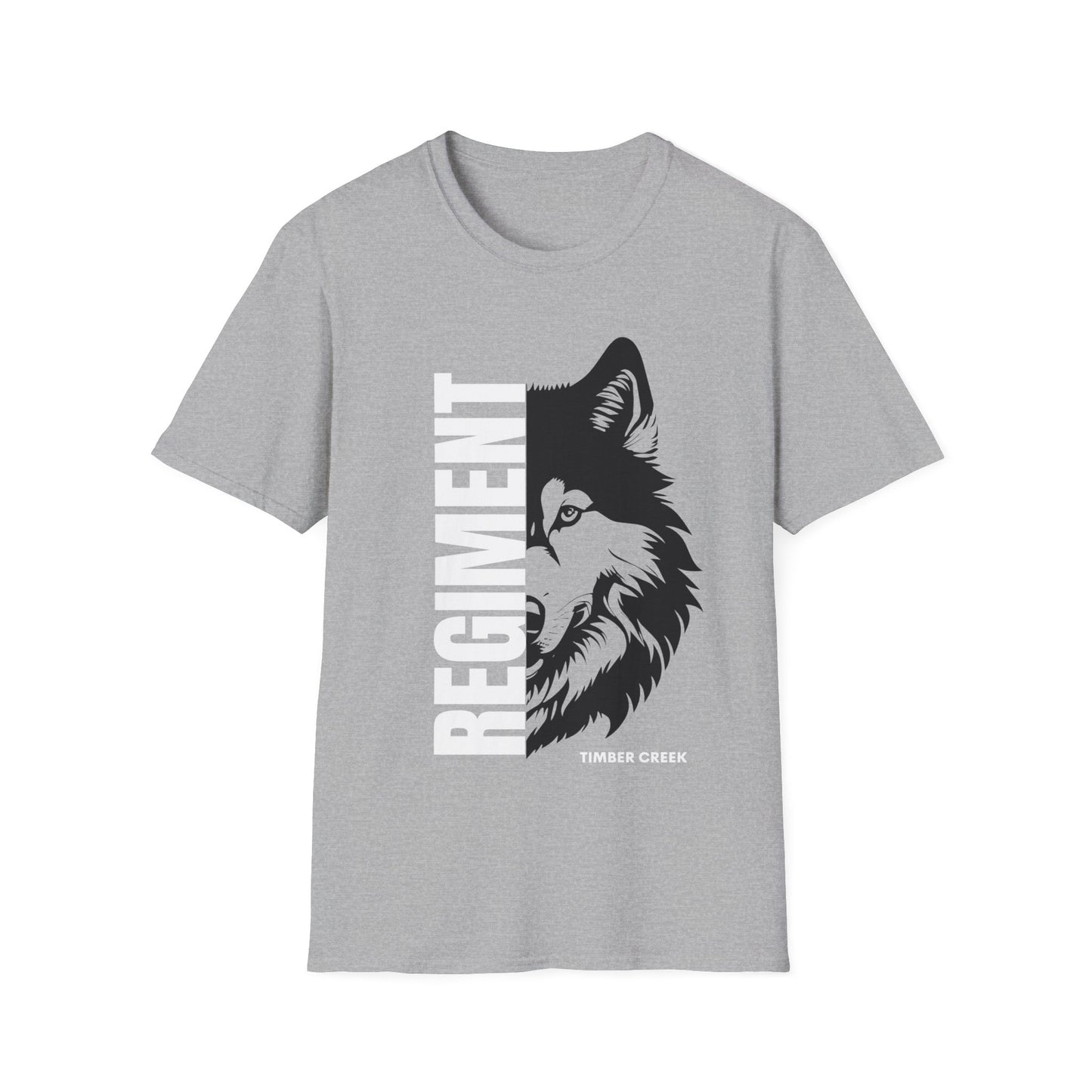 Regiment Wolves Softstyle T-Shirt (Purple/Grey)
