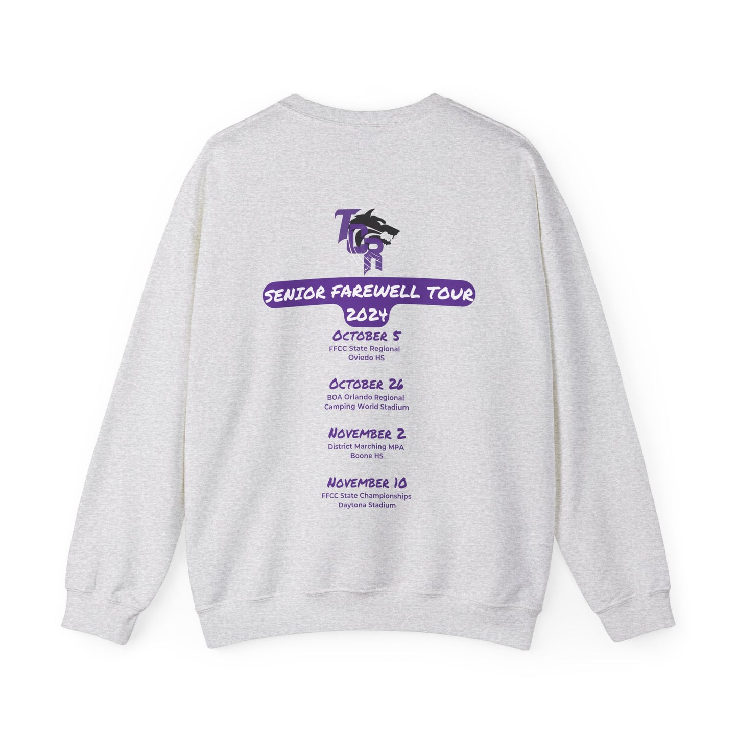 TCR Seniors Class of 2025 Regiment Unisex Heavy Blend™ Sweatshirt with Show Design Elements