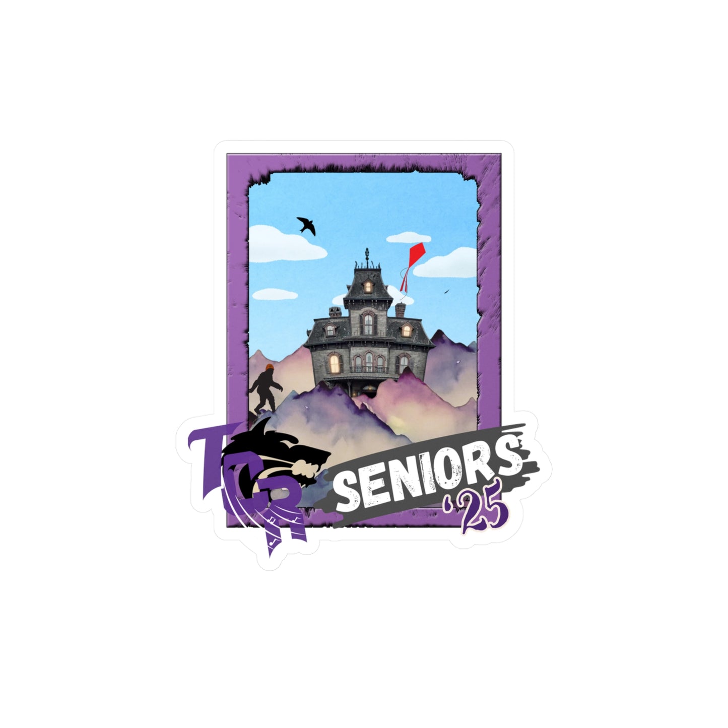 TCR Seniors 2025 Kiss-Cut Vinyl Decals