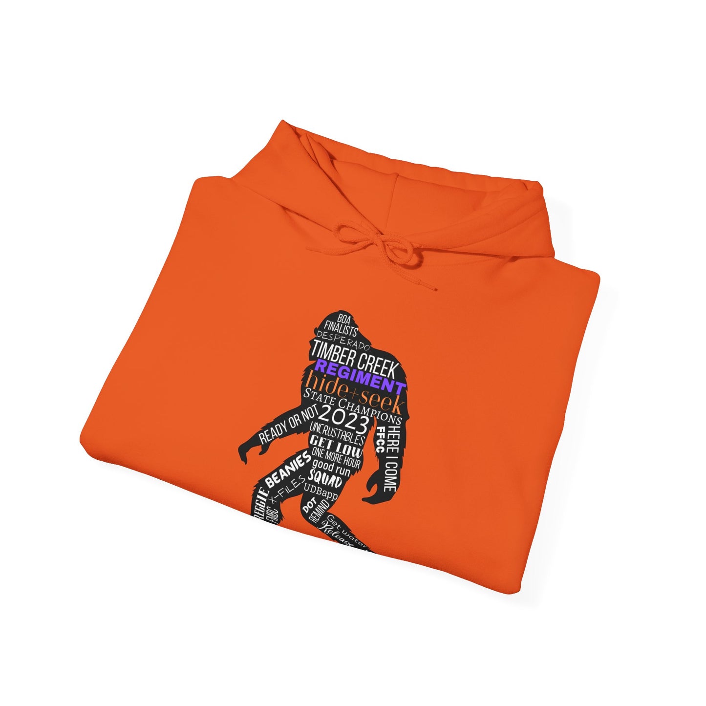 Hide+Seek Word Collage 2023 - Unisex Heavy Blend™ Hooded Sweatshirt