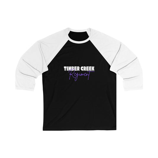 Black Regiment Unisex 3\4 Sleeve Baseball Tee