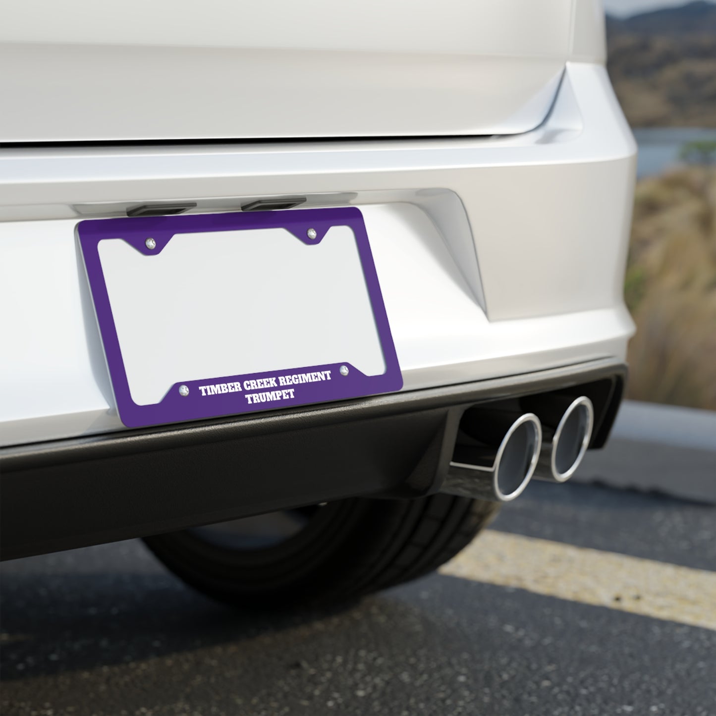 License Plate Frame - TCR Trumpet