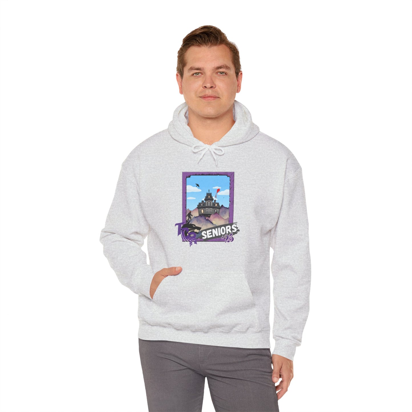 TCR Seniors Class of 2025 Regiment Unisex Heavy Blend™ Hooded Sweatshirt with Show Design Elements