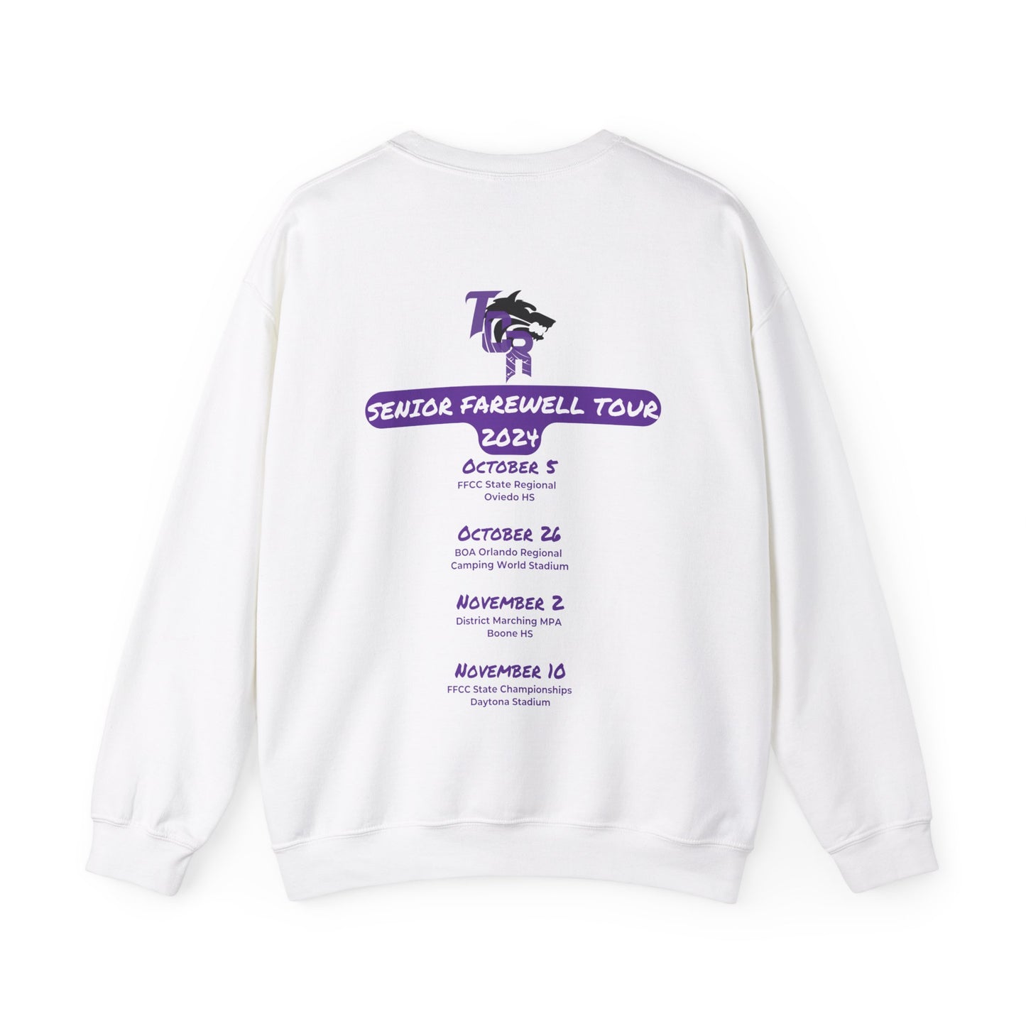 TCR Seniors Class of 2025 Regiment Unisex Heavy Blend™ Sweatshirt with Show Design Elements