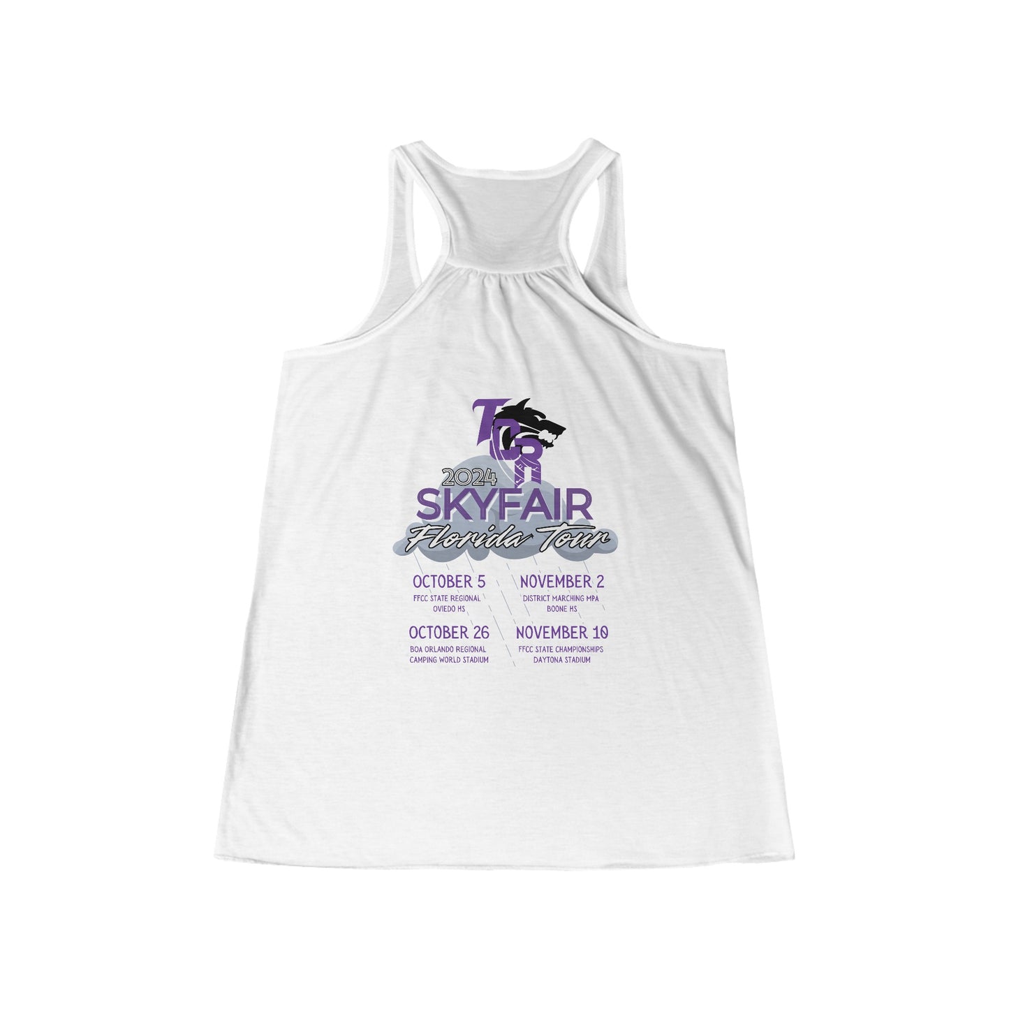 SKYFAIR FLORIDA TOUR Flowy Racerback Tank