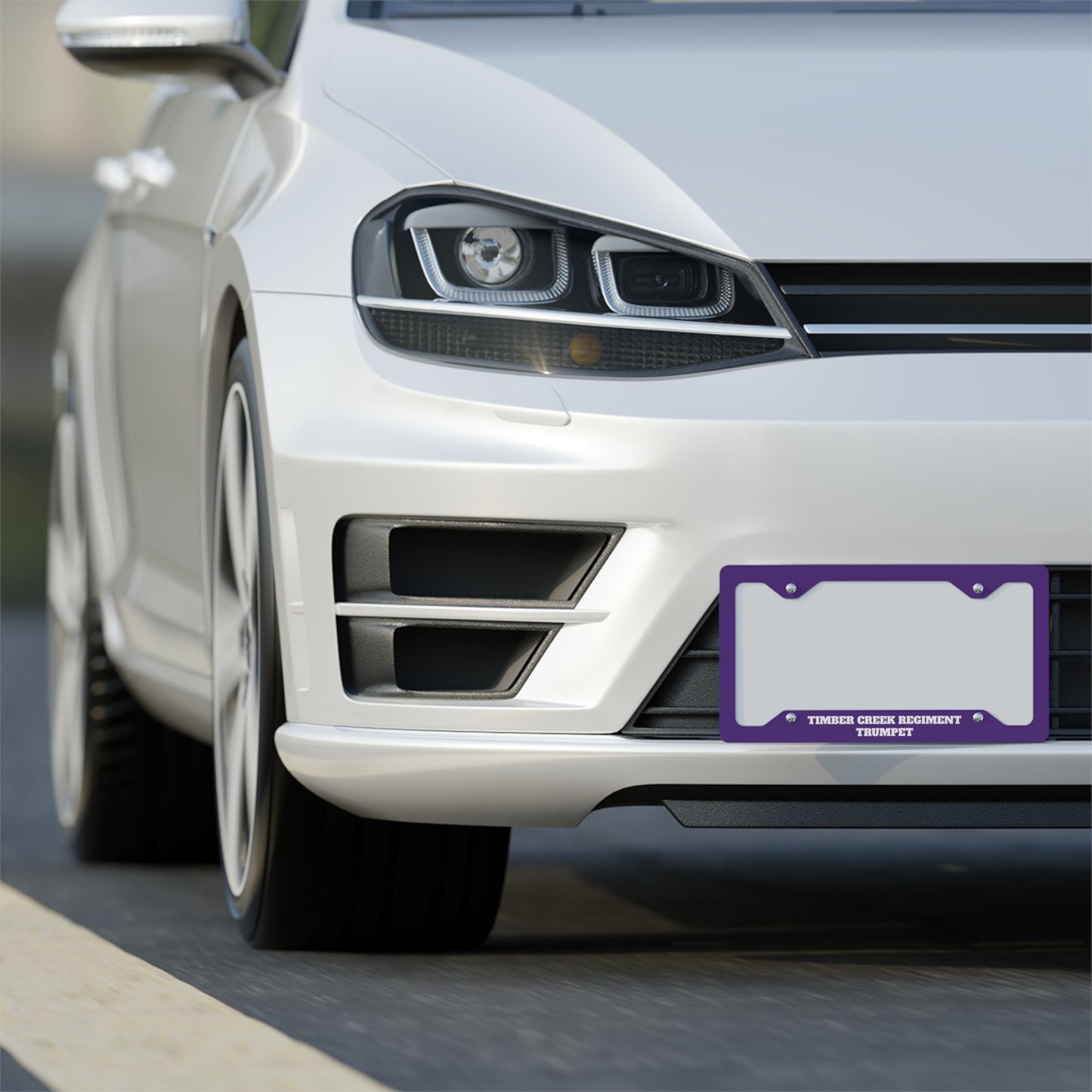 License Plate Frame - TCR Trumpet