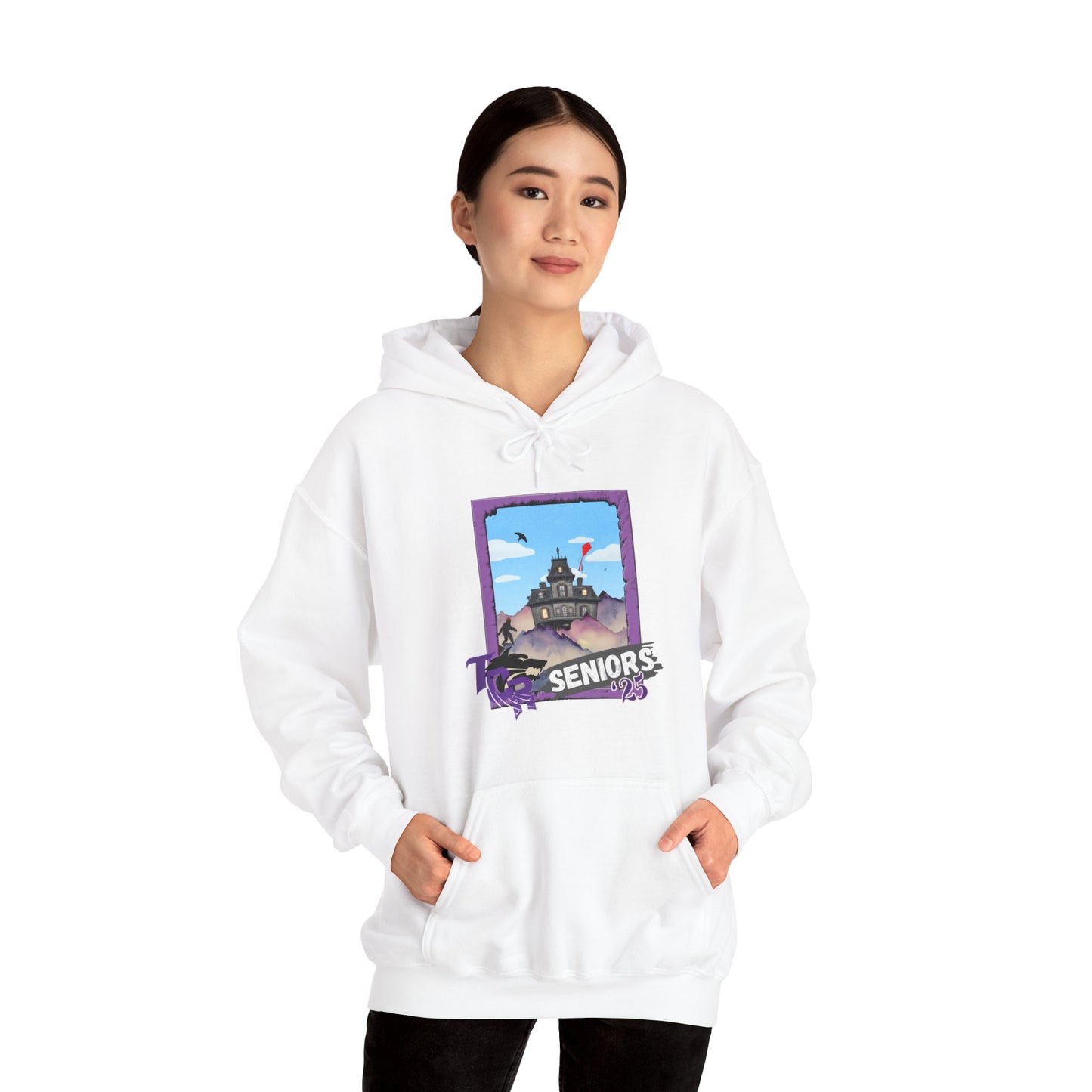 TCR Seniors Class of 2025 Regiment Unisex Heavy Blend™ Hooded Sweatshirt with Show Design Elements