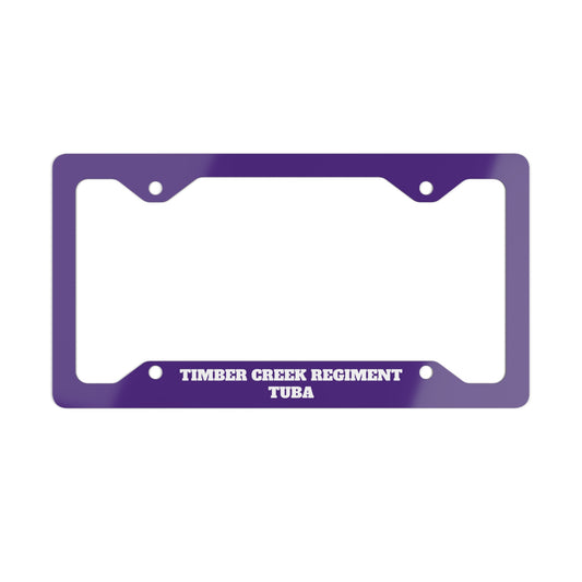 License Plate Frame - TCR Tuba