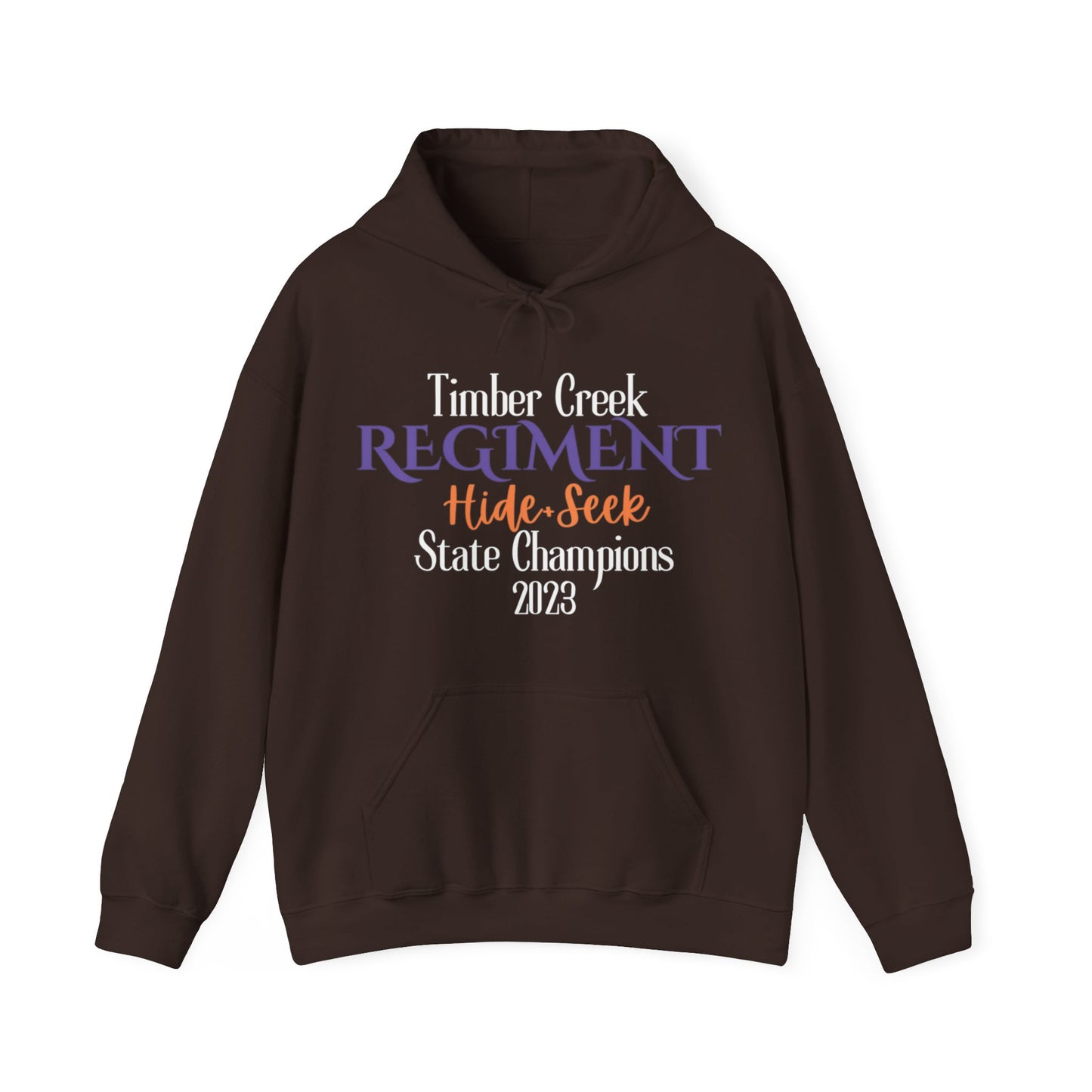 Hide+Seek State Champions 2023/Word Collage - Unisex Heavy Blend™ Hooded Sweatshirt