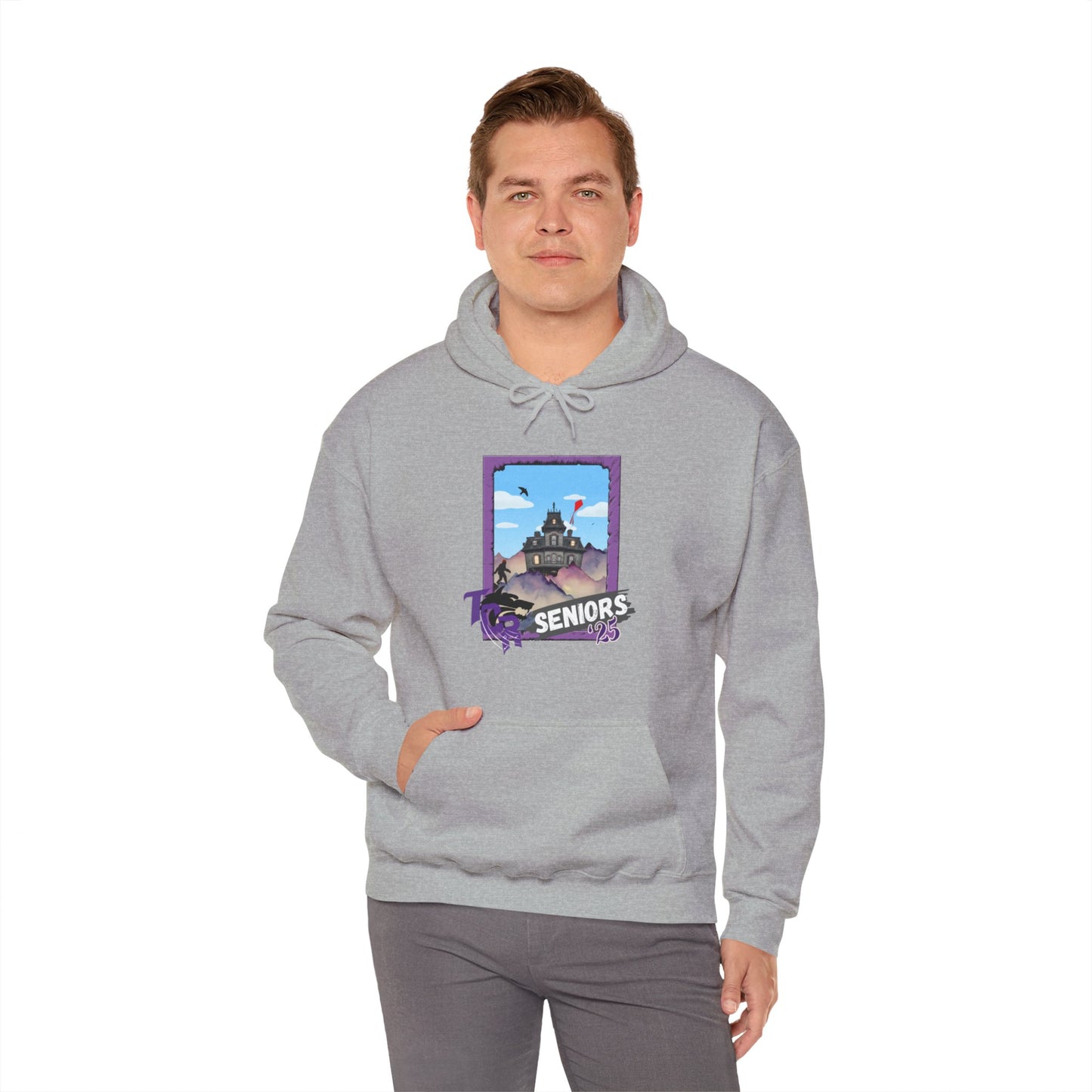 TCR Seniors Class of 2025 Regiment Unisex Heavy Blend™ Hooded Sweatshirt with Show Design Elements