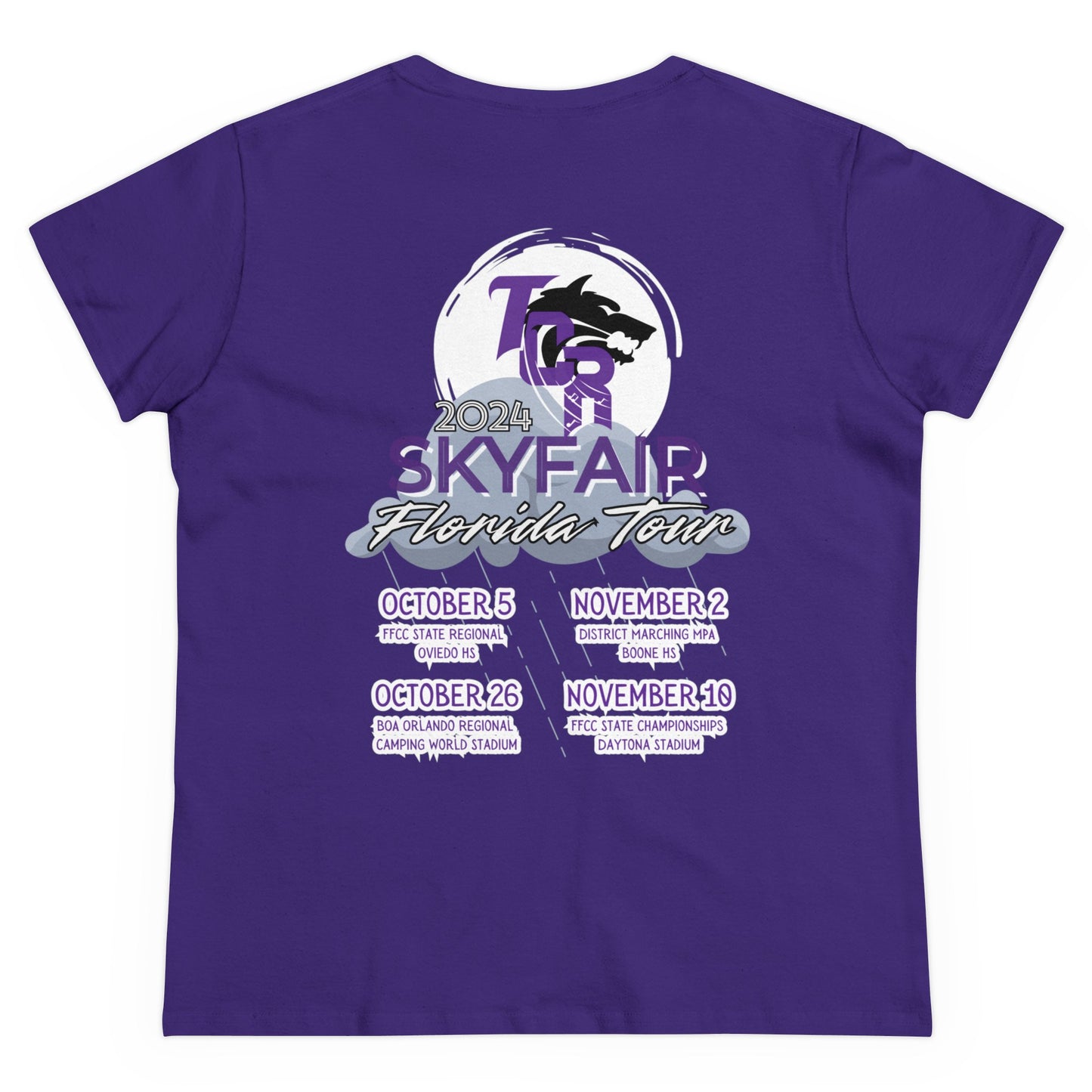 Women's SKYFAIR FLORIDA TOUR 2024 Midweight Cotton Tee