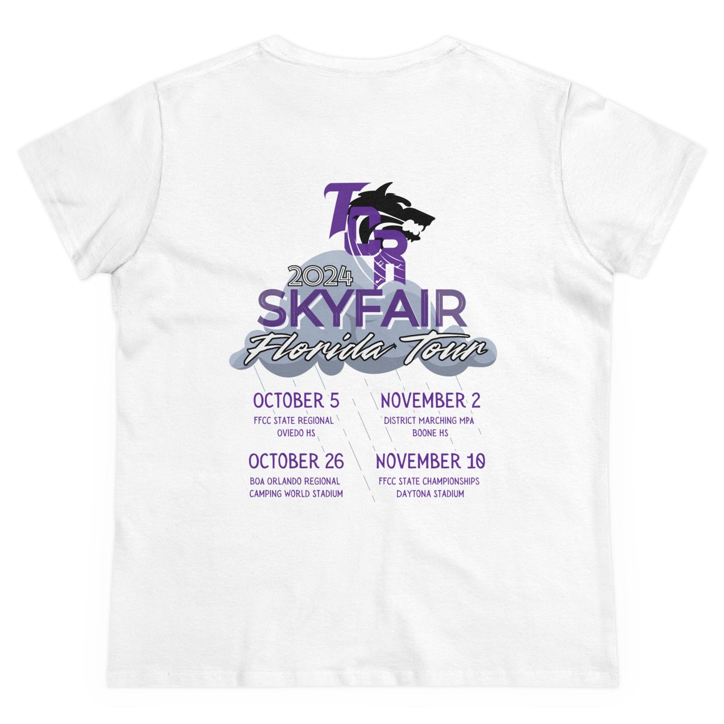 Women's SKYFAIR FLORIDA TOUR 2024 Midweight Cotton Tee