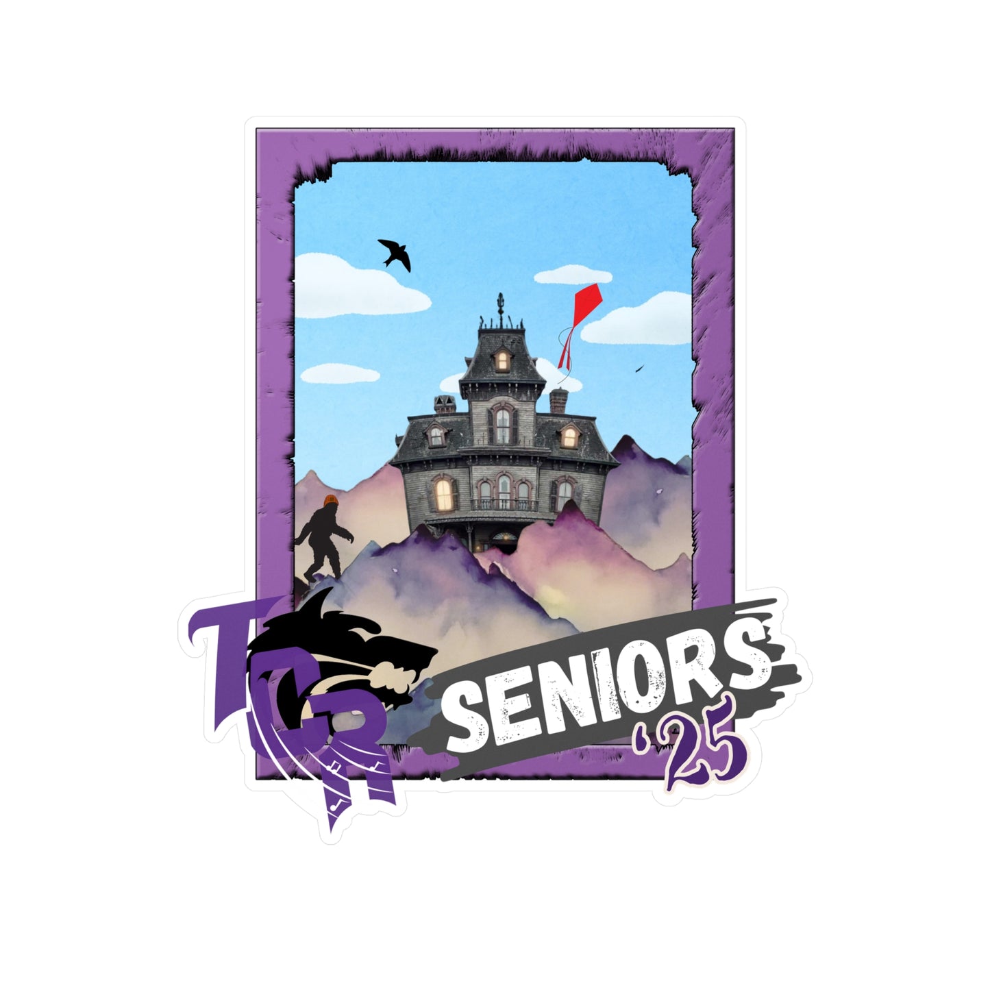 TCR Seniors 2025 Kiss-Cut Vinyl Decals