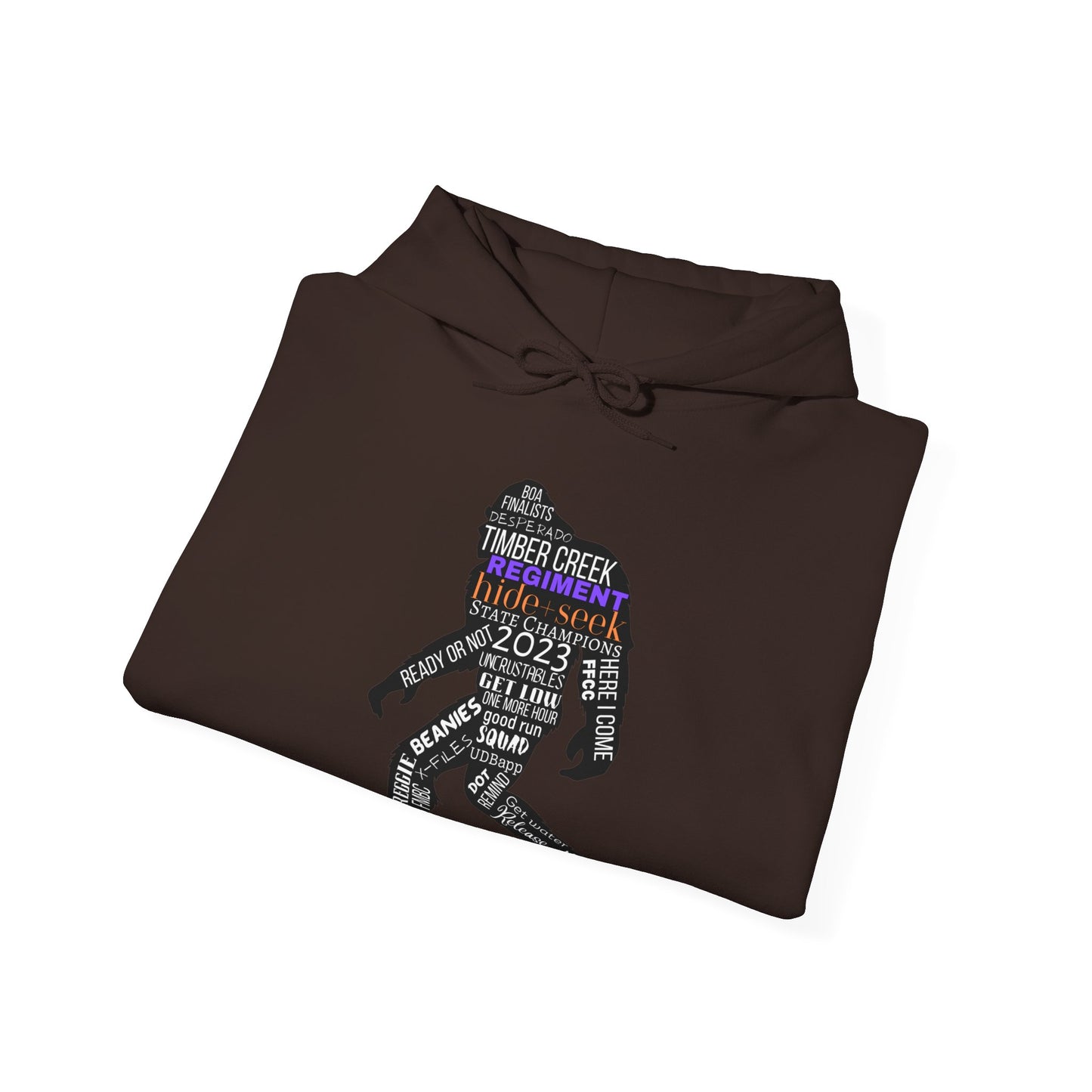 Hide+Seek Word Collage 2023 - Unisex Heavy Blend™ Hooded Sweatshirt