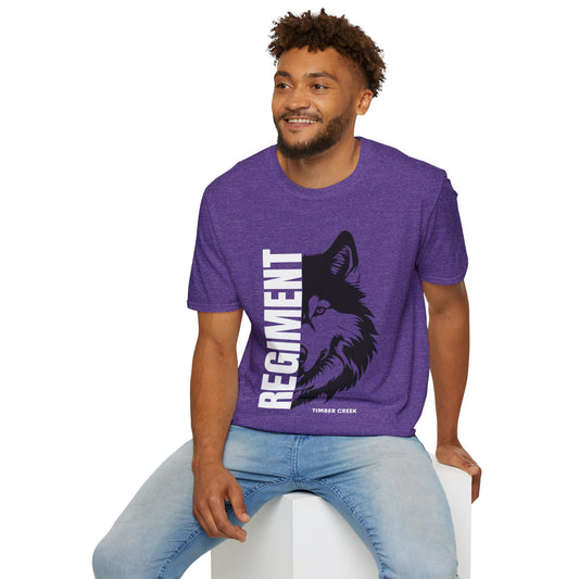 Regiment Wolves Softstyle T-Shirt (Purple/Grey)