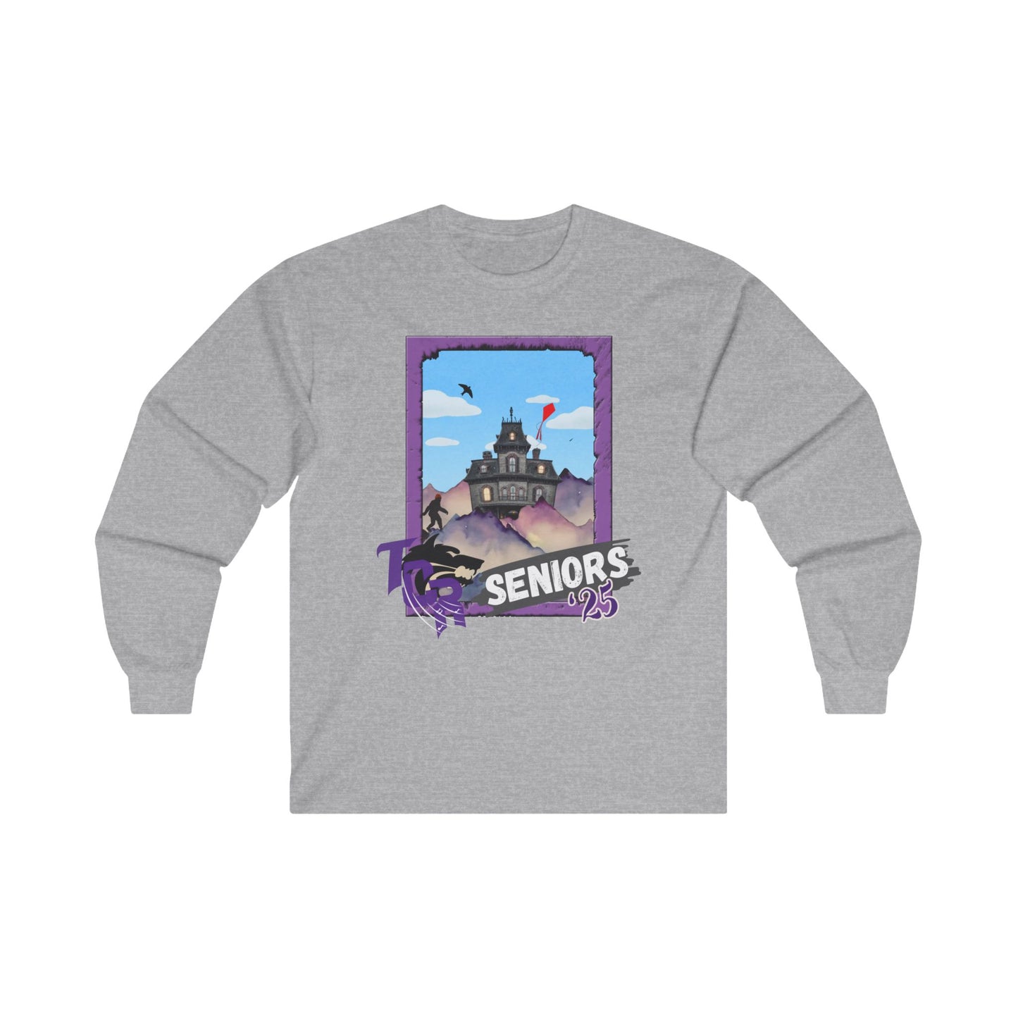 TCR Seniors Class of 2025 Regiment Unisex Ultra Cotton Long Sleeve Tee with Show Design Elements