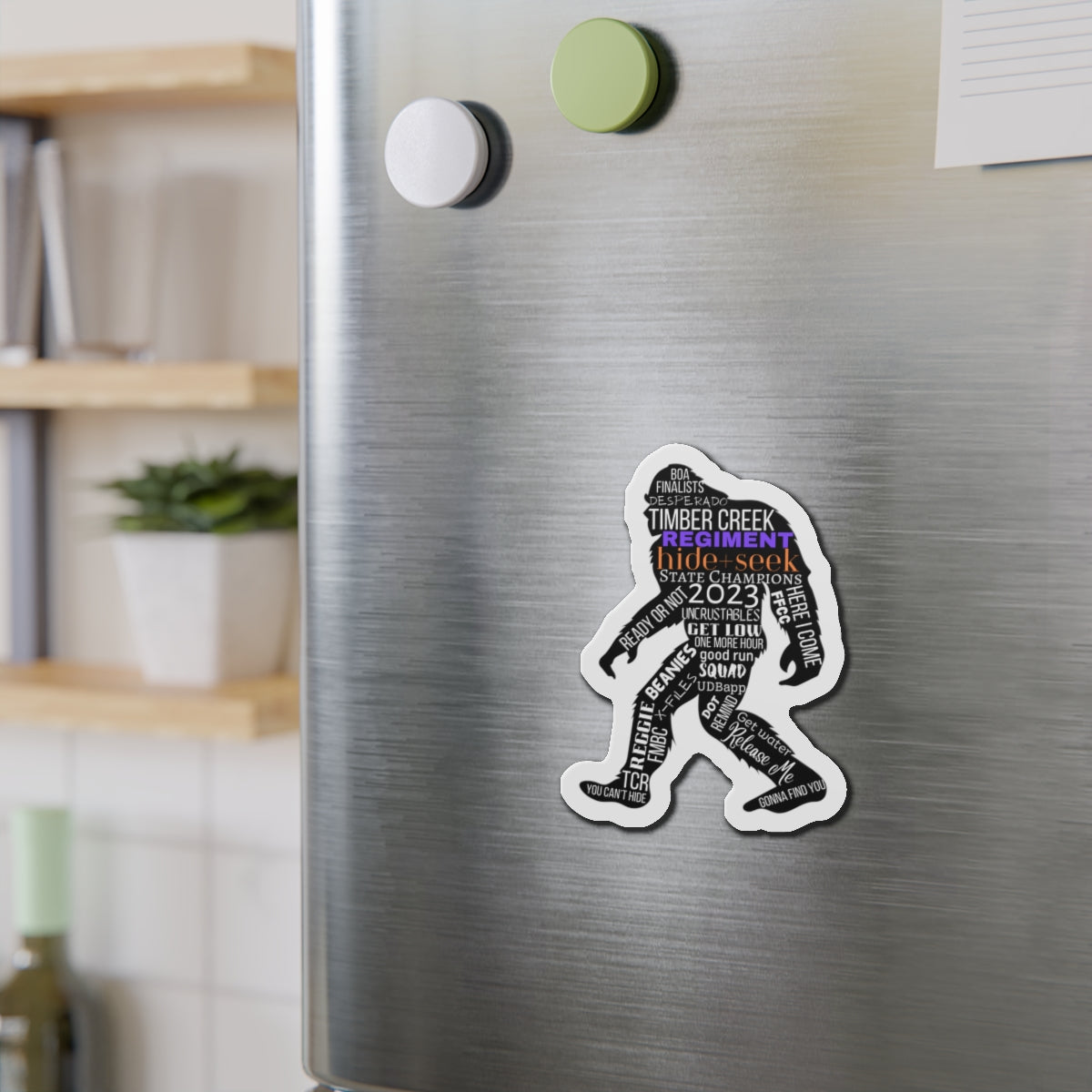 Hide+Seek 2023 Word Collage Die-Cut Magnet