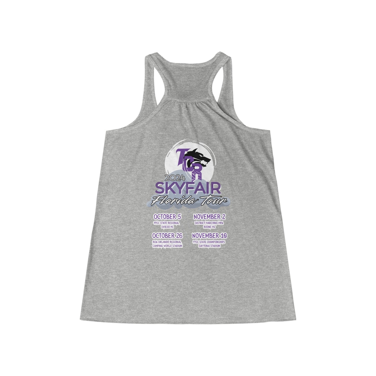 SKYFAIR FLORIDA TOUR Flowy Racerback Tank