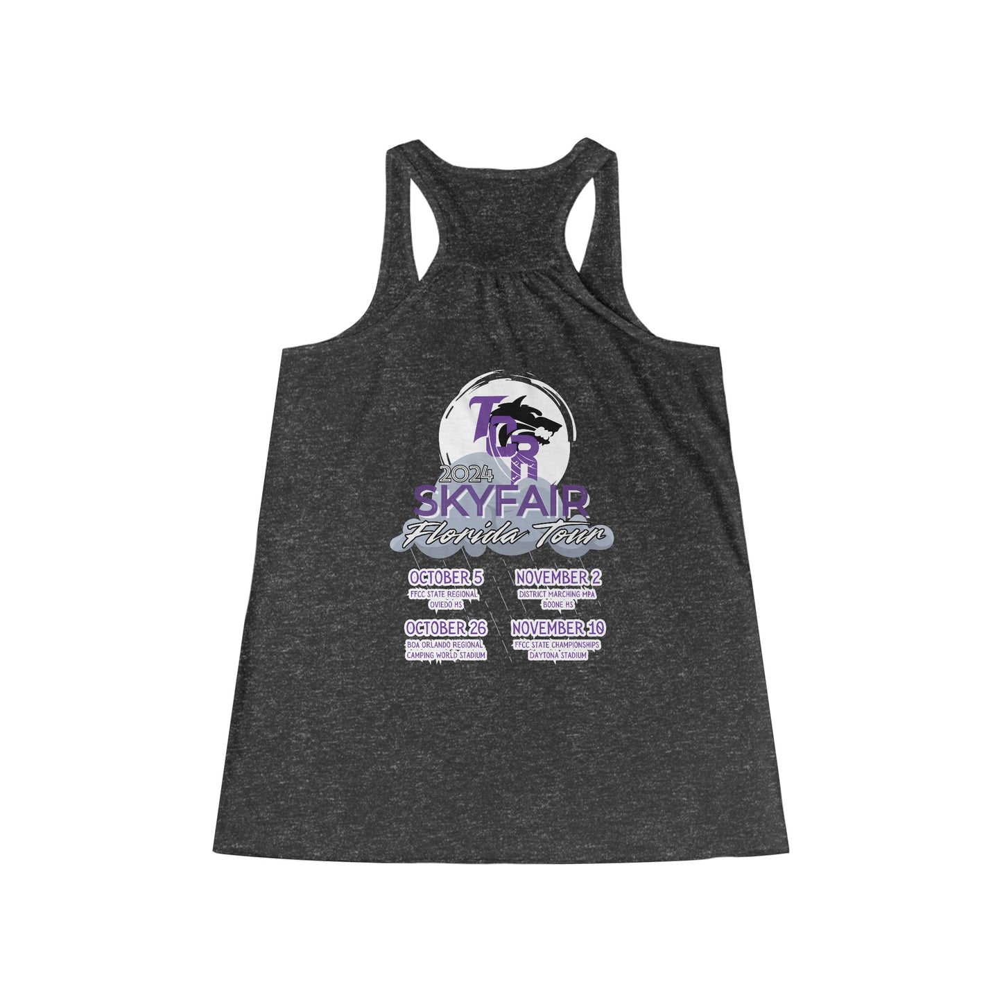 SKYFAIR FLORIDA TOUR Flowy Racerback Tank
