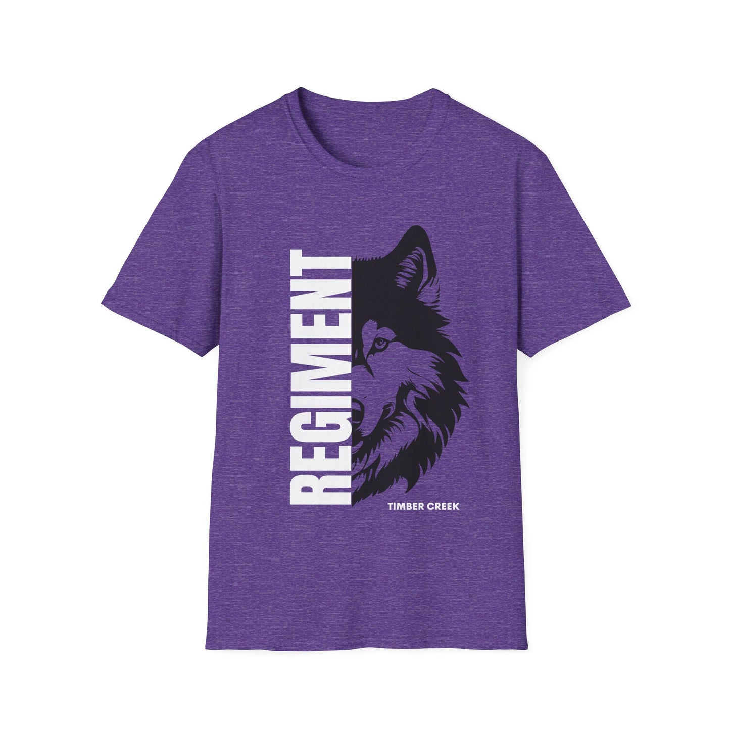Regiment Wolves Softstyle T-Shirt (Purple/Grey)