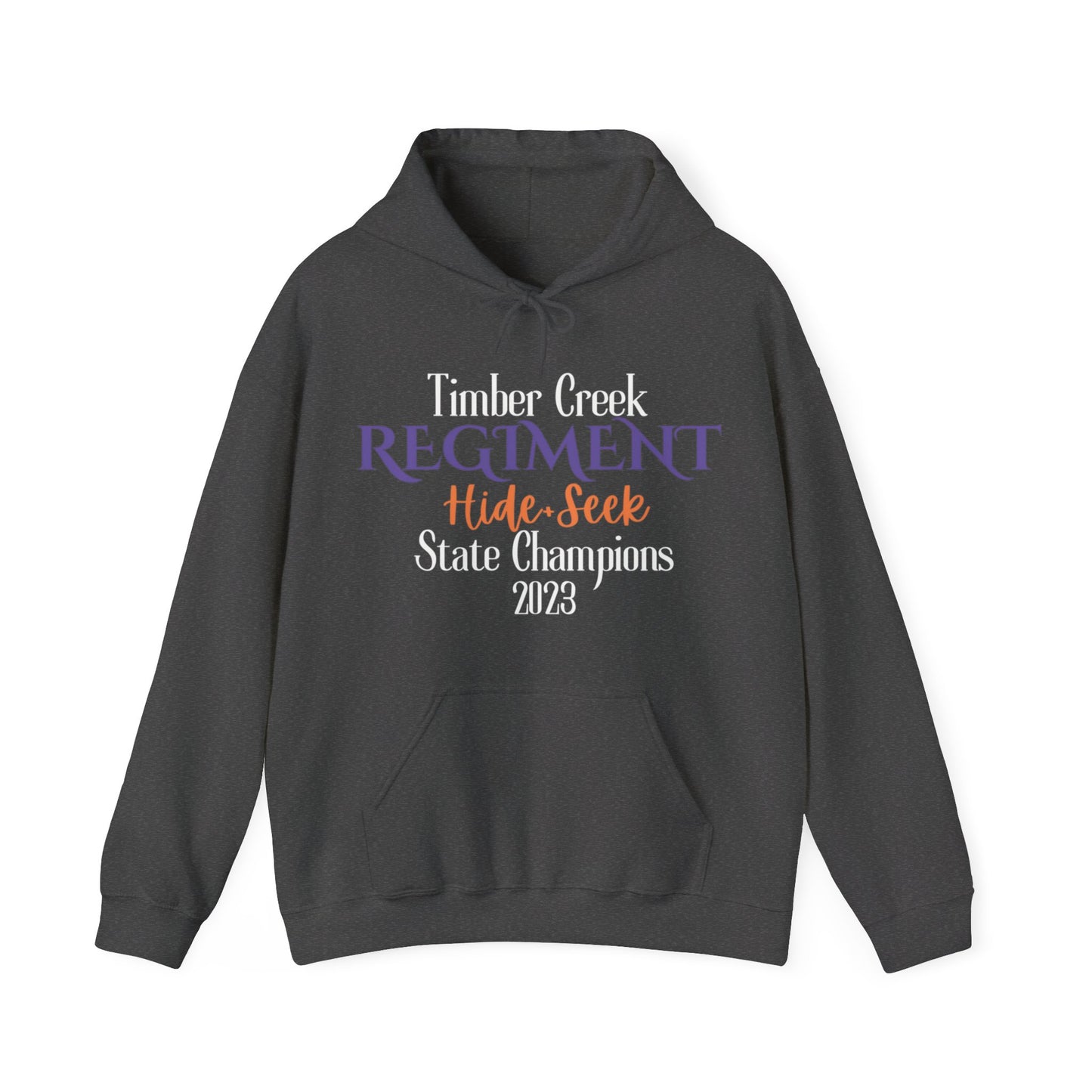 Hide+Seek State Champions 2023/Word Collage - Unisex Heavy Blend™ Hooded Sweatshirt