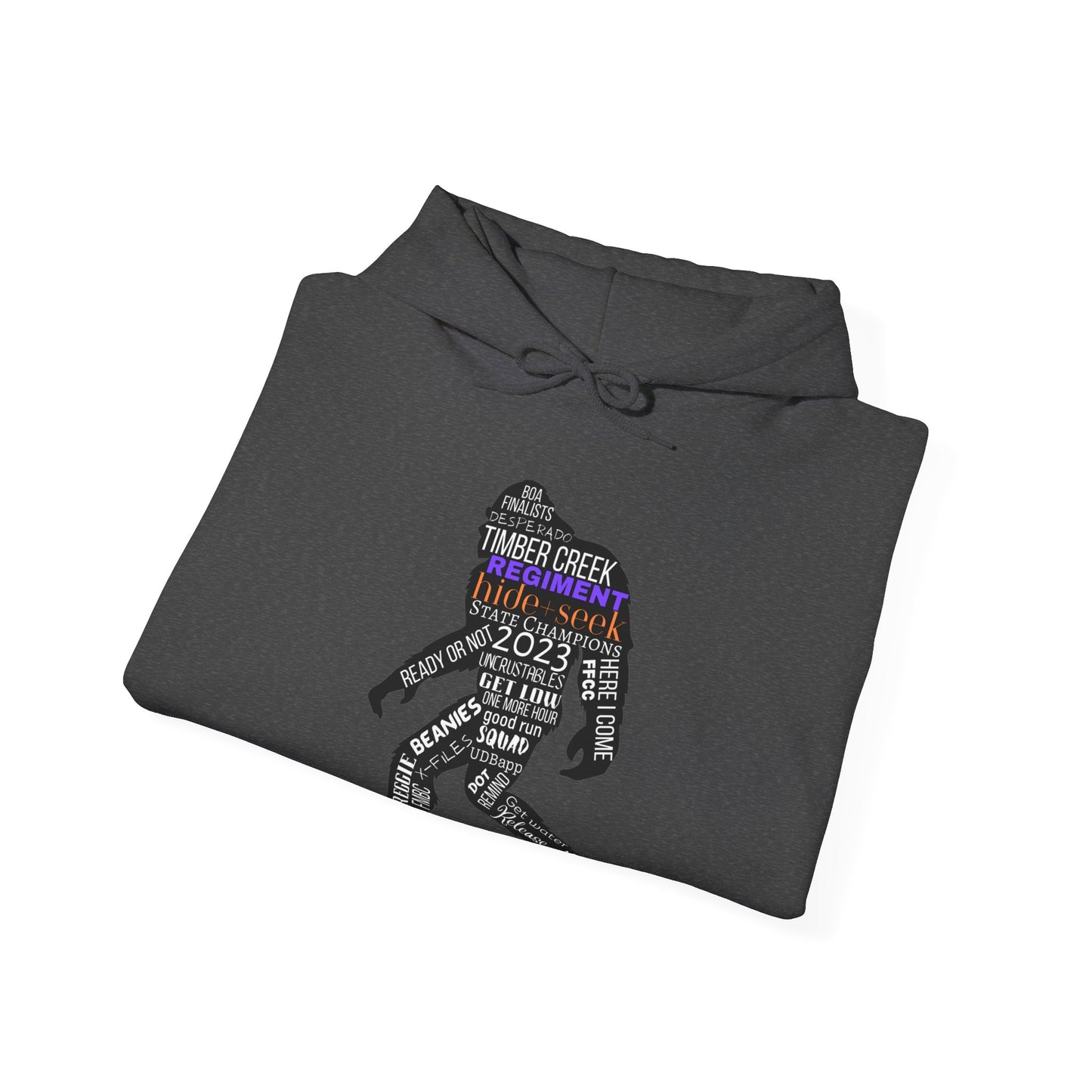 Hide+Seek Word Collage 2023 - Unisex Heavy Blend™ Hooded Sweatshirt