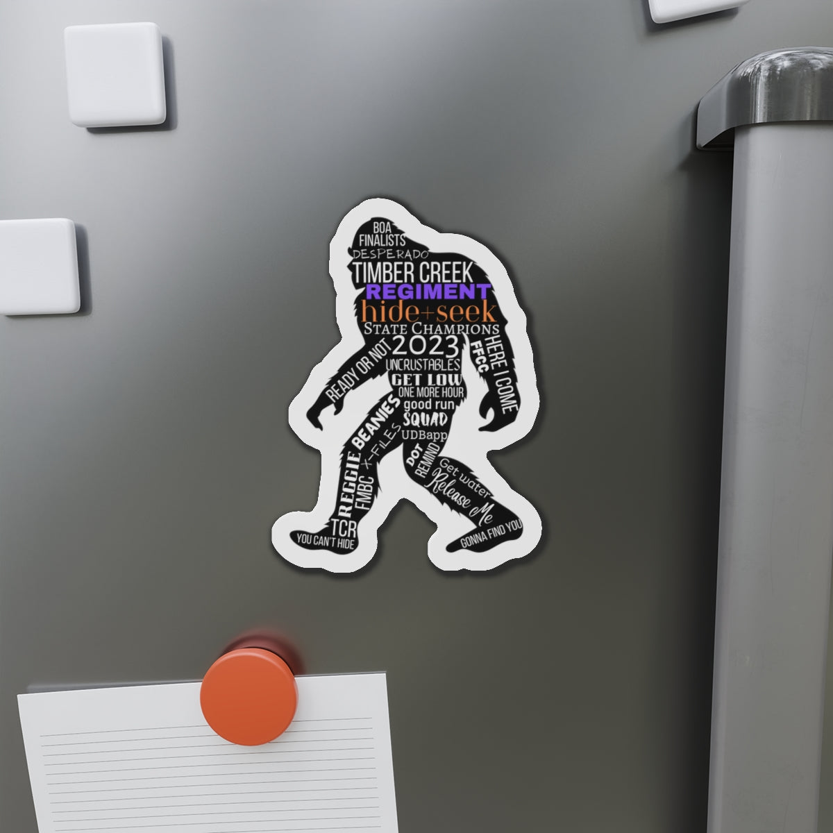Hide+Seek 2023 Word Collage Die-Cut Magnet