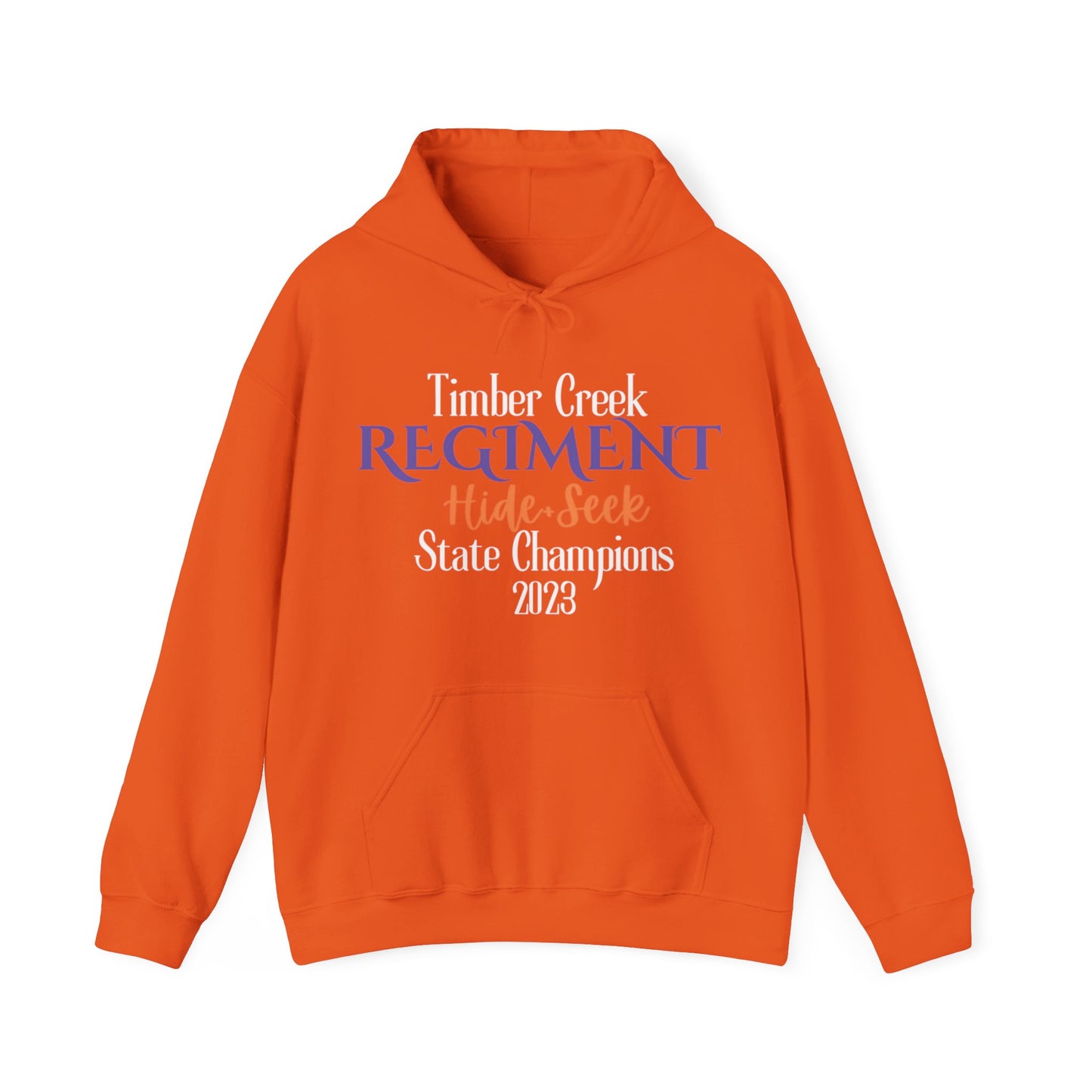 Hide+Seek State Champions 2023/Word Collage - Unisex Heavy Blend™ Hooded Sweatshirt