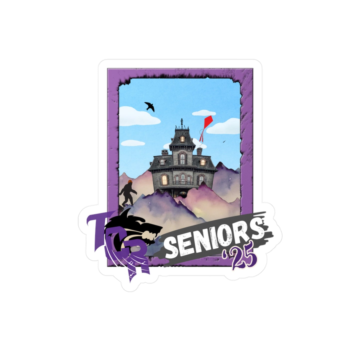 TCR Seniors 2025 Kiss-Cut Vinyl Decals