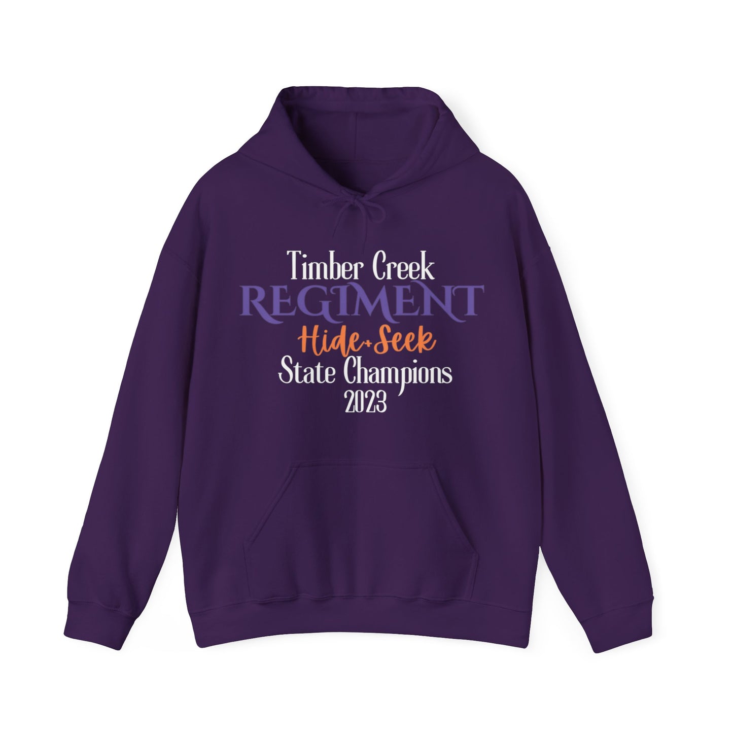 Hide+Seek State Champions 2023/Word Collage - Unisex Heavy Blend™ Hooded Sweatshirt