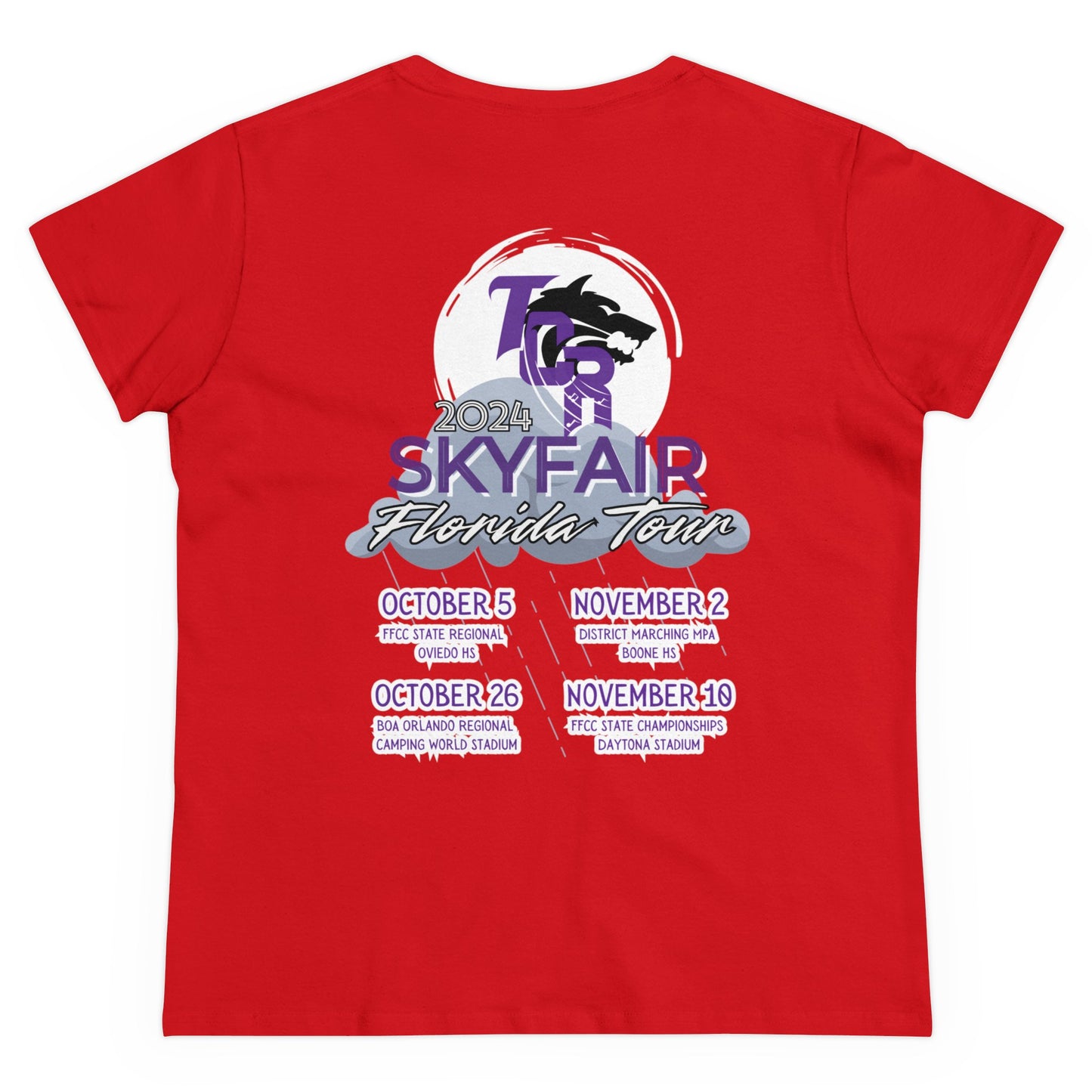 Women's SKYFAIR FLORIDA TOUR 2024 Midweight Cotton Tee